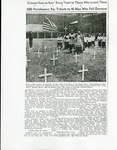 Newspaper; 1000 Parishioners Pay Tribute to Men Who Fell Overseas by Assumption of the Blessed Virgin Mary Church