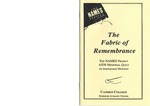 The Fabric of Remembrance Booklet by The Canisius College AIDS Memorial Quilt Committee