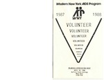 Program from the Western New York AIDS Program Volunteer Appreciation Night