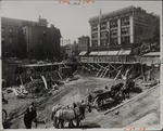 Building Construction Of Shea's Theater by Burt Doleman