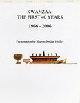 Educational Material; Kwanzaa The First 40 Years; 2006 by Buffalo Kwanzaa Committee