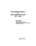 The Campus School at SUNY Buffalo State, 1871-1991 by Richard J. Lee