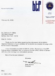 Correspondence; 2009-02-24; Buffalo Teachers Federation by Catherine Collins