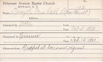 Forsyth, Miss. Edith L by Delaware Avenue Baptist Church