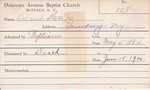 Dorland, Mrs. Joseph by Delaware Avenue Baptist Church