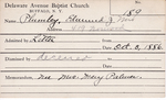 Plumley, Mr. Edmund by Delaware Avenue Baptist Church