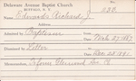 Edwards, Mr. Richard J by Delaware Avenue Baptist Church