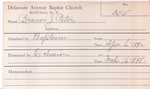 Brauer, Mr. Peter J by Delaware Avenue Baptist Church
