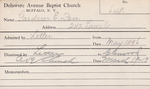 Gardner, Mr. E Fen by Delaware Avenue Baptist Church