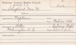 Schaplied, Mrs. M by Delaware Avenue Baptist Church