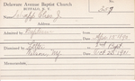 Schoepp, Mr. Charles J by Delaware Avenue Baptist Church