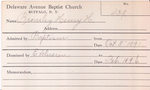 Browley, Mr. Kenny by Delaware Avenue Baptist Church
