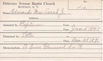 Edwards, Mrs. Sarah J by Delaware Avenue Baptist Church