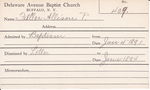 Fieller, Ms. Allison P by Delaware Avenue Baptist Church