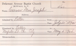 Carver, Mrs. Joseph by Delaware Avenue Baptist Church