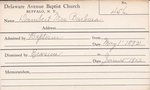 Dambert, Mrs. Barbara by Delaware Avenue Baptist Church