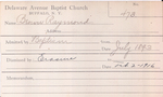 Brown, Mr. Raymond by Delaware Avenue Baptist Church
