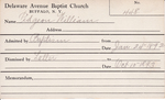 Pidgeon, Mr. William by Delaware Avenue Baptist Church