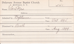 Ebert, Mrs. by Delaware Avenue Baptist Church