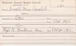 Russell, Miss. Sarah E by Delaware Avenue Baptist Church