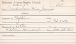 Vanderson1894.pdf, M. by Delaware Avenue Baptist Church