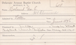 Dorland, Mr. George E by Delaware Avenue Baptist Church