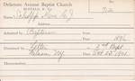 Scholpp, Mrs. CJ by Delaware Avenue Baptist Church