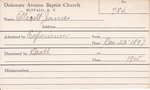 Ellicott, Mr. James by Delaware Avenue Baptist Church