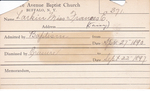 Larkin, Miss. Frances E by Delaware Avenue Baptist Church