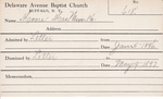 Moore, Mrs. William K by Delaware Avenue Baptist Church