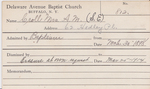 Croll, Mrs. A by Delaware Avenue Baptist Church