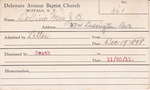 DeVine, Mrs. J B by Delaware Avenue Baptist Church
