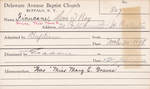 Finucane, Mrs. J by Delaware Avenue Baptist Church