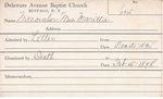Macomber, Mrs. Maritta by Delaware Avenue Baptist Church