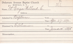 McGregor, Mr. Willard C by Delaware Avenue Baptist Church