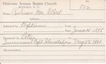 Rulison, Mr. Elbert by Delaware Avenue Baptist Church