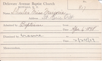 Shuler, Miss. Marjorie by Delaware Avenue Baptist Church