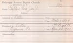 Bullew, Rev. Jason by Delaware Avenue Baptist Church