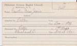 Curtis, Mrs. Josie by Delaware Avenue Baptist Church
