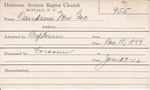 Davidson, Mrs. George by Delaware Avenue Baptist Church