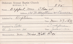 Deppert, Mrs. Charles W by Delaware Avenue Baptist Church