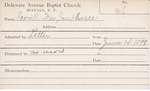 Scovill, Mrs. Josephine by Delaware Avenue Baptist Church