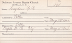 Hayden, M. WN by Delaware Avenue Baptist Church
