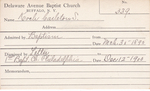 Koch, Mr. Carleton S by Delaware Avenue Baptist Church