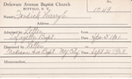 Fosdick, Mr. Harry E by Delaware Avenue Baptist Church