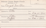 Dargert, Mrs. Charles by Delaware Avenue Baptist Church