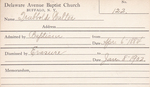 Trabbold, Mr. Walter by Delaware Avenue Baptist Church