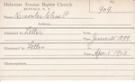 Knowles, Mr. Charles P by Delaware Avenue Baptist Church