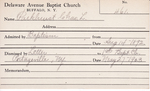 Parkhurst, Mr. Charles L by Delaware Avenue Baptist Church