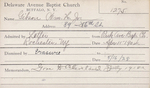 Gibson, Mr. William H by Delaware Avenue Baptist Church